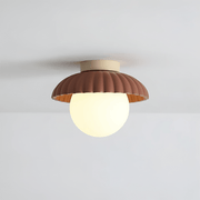 Capri Scalloped Retro Flush Mount - Ceiling Light | Zaevia