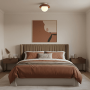 Capri Scalloped Retro Flush Mount - Ceiling Light | Zaevia