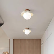 Capri Scalloped Retro Flush Mount - Ceiling Light | Zaevia