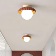 Capri Scalloped Retro Flush Mount - Ceiling Light | Zaevia