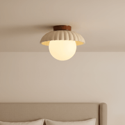 Capri Scalloped Retro Flush Mount - Ceiling Light | Zaevia