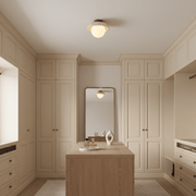 Capri Scalloped Retro Flush Mount - Ceiling Light | Zaevia