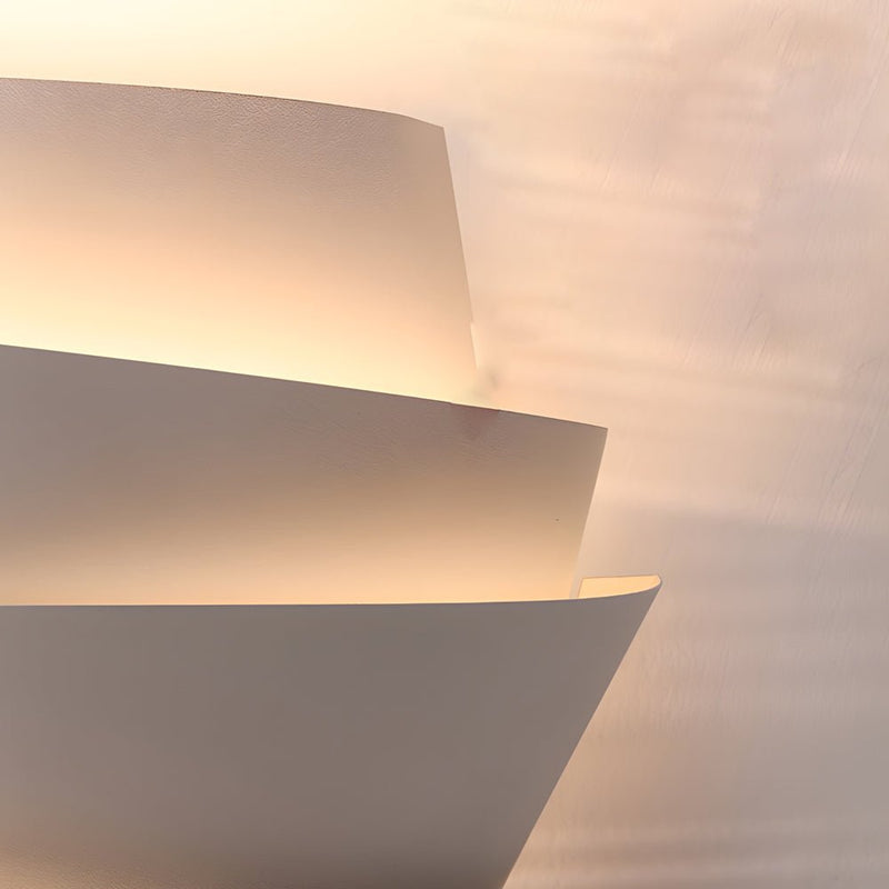 Zaevia Celine Layered Wave Wall Sconce - Lighting > Wall Lights > Wall Sconces > Diffused Light Wall Sconces | Zaevia