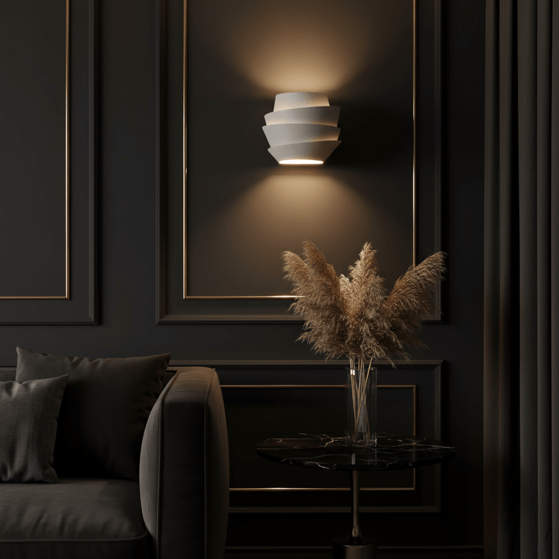 Zaevia Celine Layered Wave Wall Sconce - Lighting > Wall Lights > Wall Sconces > Diffused Light Wall Sconces | Zaevia