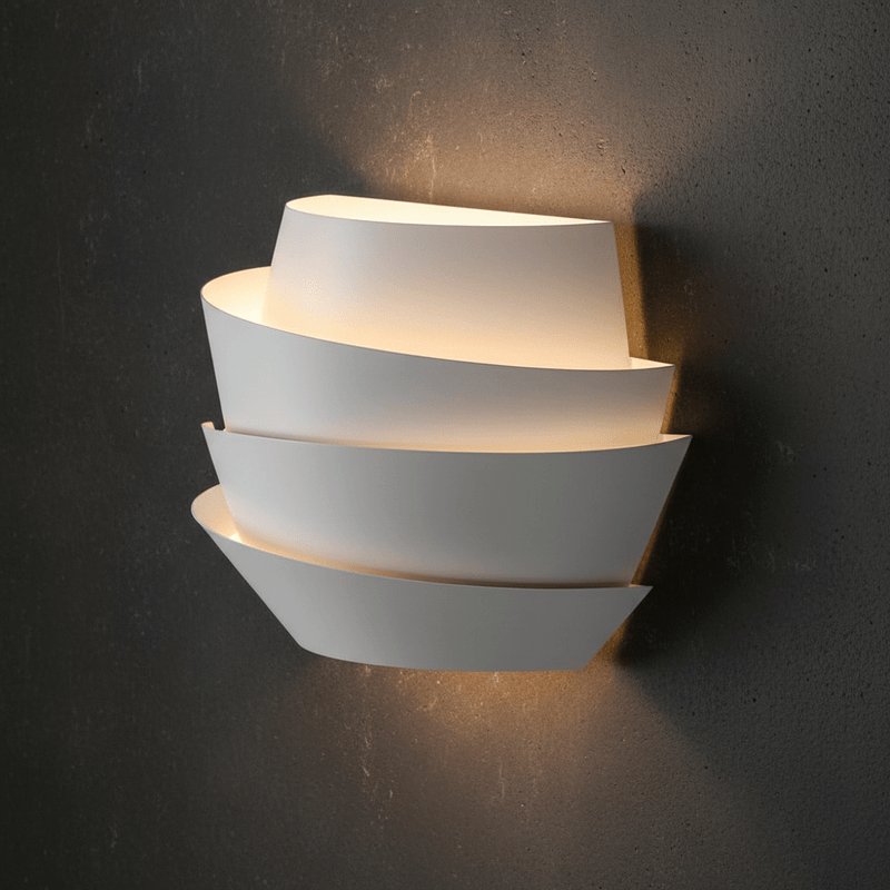 Zaevia Celine Layered Wave Wall Sconce - Lighting > Wall Lights > Wall Sconces > Diffused Light Wall Sconces | Zaevia