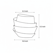 Zaevia Celine Layered Wave Wall Sconce - Lighting > Wall Lights > Wall Sconces > Diffused Light Wall Sconces | Zaevia