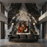 Zaevia Sculpted Glass & Polished Chrome Sconce - Wall light | Zaevia