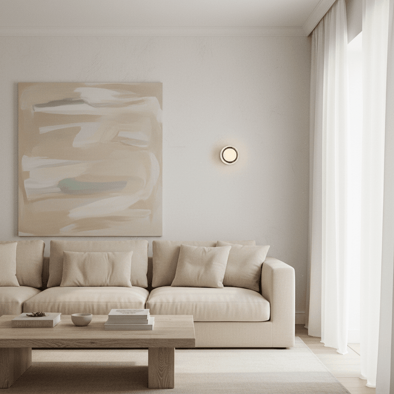 Zaevia Sculpted Glass & Polished Chrome Sconce - Wall light | Zaevia