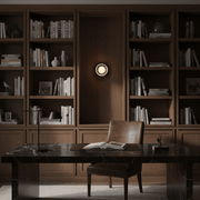 Zaevia Sculpted Glass & Polished Chrome Sconce - Wall light | Zaevia