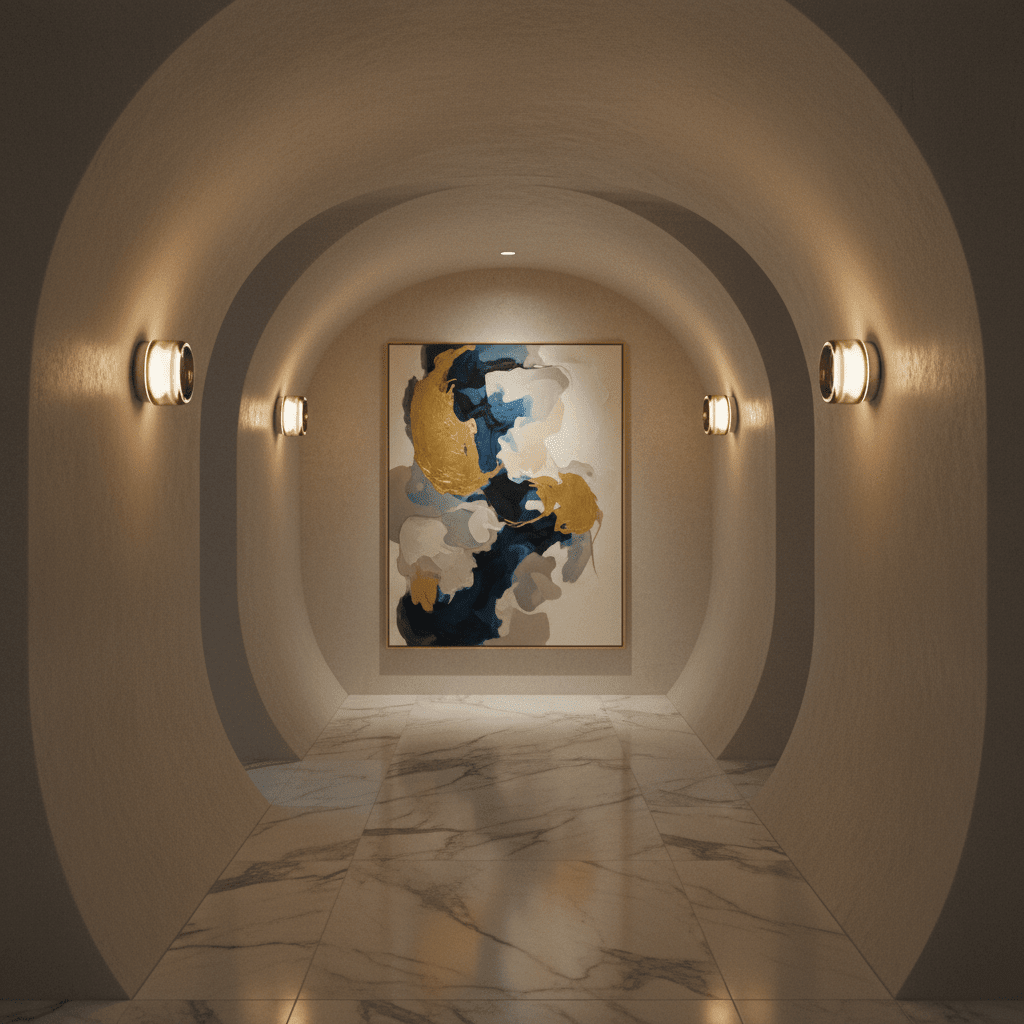 Zaevia Sculpted Glass & Polished Chrome Sconce - Wall light | Zaevia