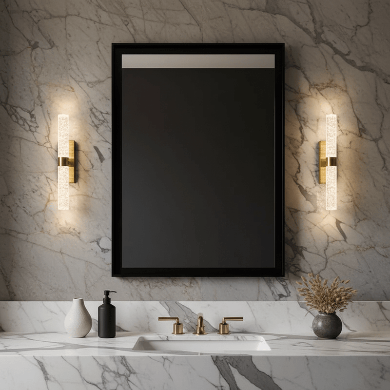 Cordless Bubble Crystal Wall Sconce