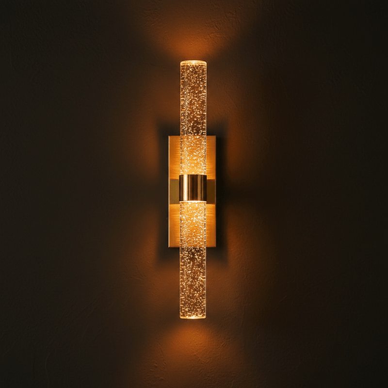 Cordless Bubble Crystal Wall Sconce