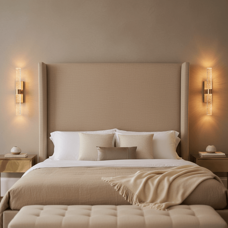 Cordless Bubble Crystal Wall Sconce