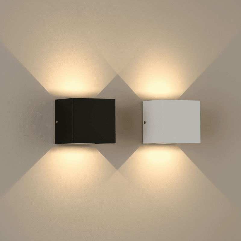 Zaevia Apex Cuboid Adjustable LED Wall Sconce - wall light | Zaevia