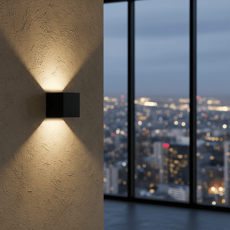 Zaevia Apex Cuboid Adjustable LED Wall Sconce - wall light | Zaevia