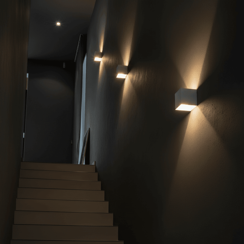 Zaevia Apex Cuboid Adjustable LED Wall Sconce - wall light | Zaevia