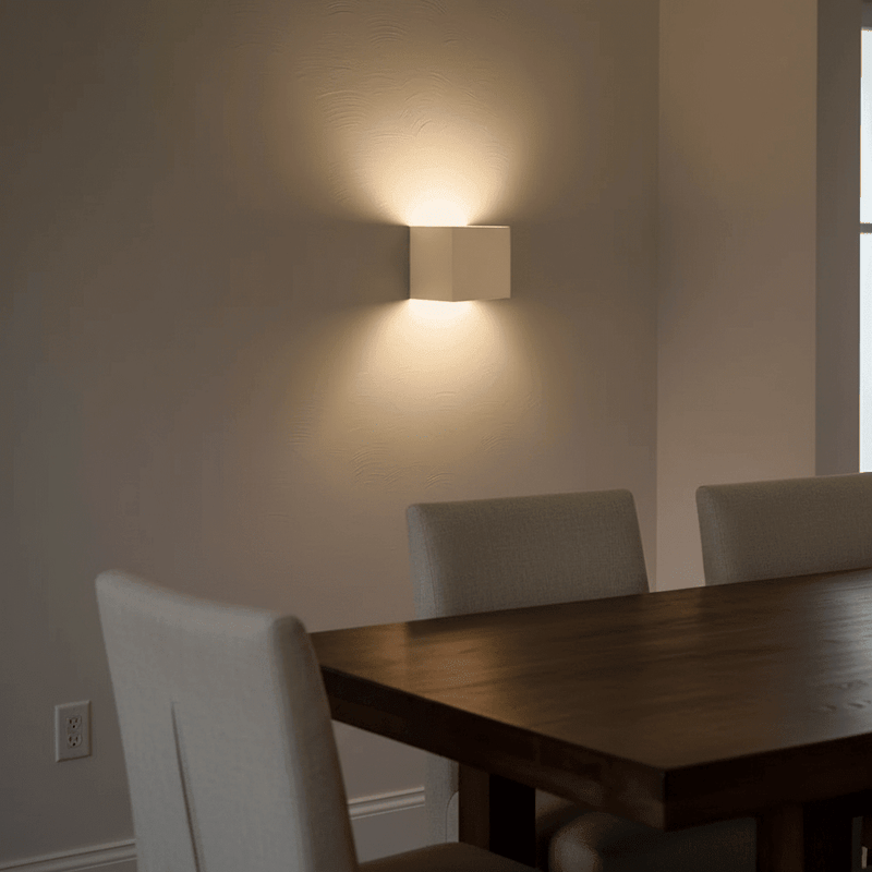 Zaevia Apex Cuboid Adjustable LED Wall Sconce - wall light | Zaevia