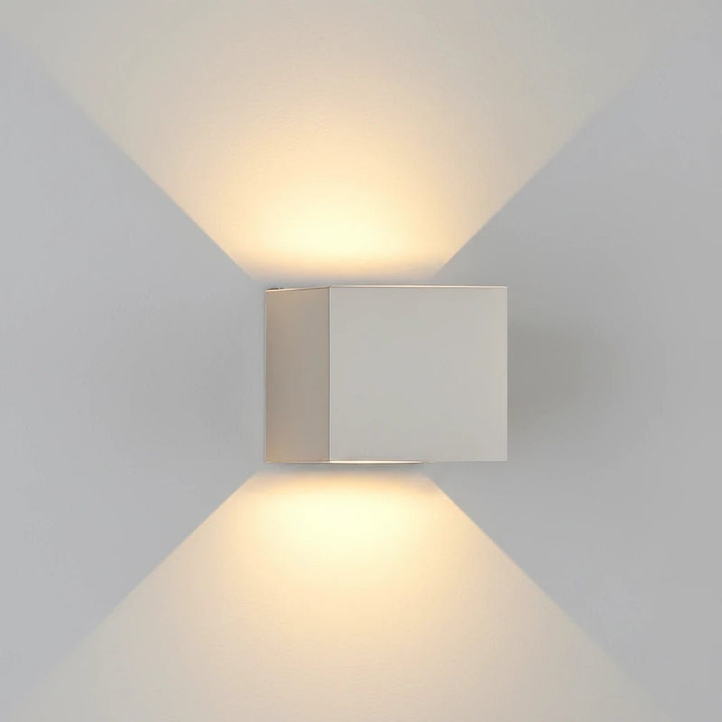 Zaevia Apex Cuboid Adjustable LED Wall Sconce - wall light | Zaevia