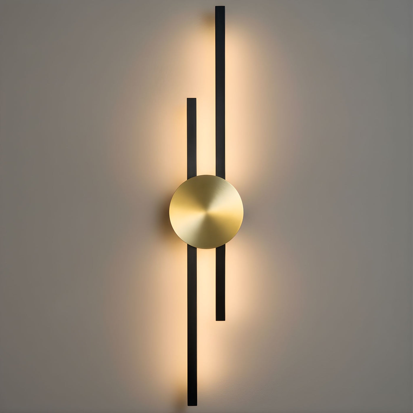 Zaevia Dual Bar Wall Sconce Integrated LED Hardwired Modern Architectural Accent Light