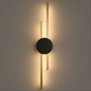 Zaevia Dual Bar Wall Sconce Integrated LED Hardwired Modern Architectural Accent Light - Wall Lamp | Zaevia