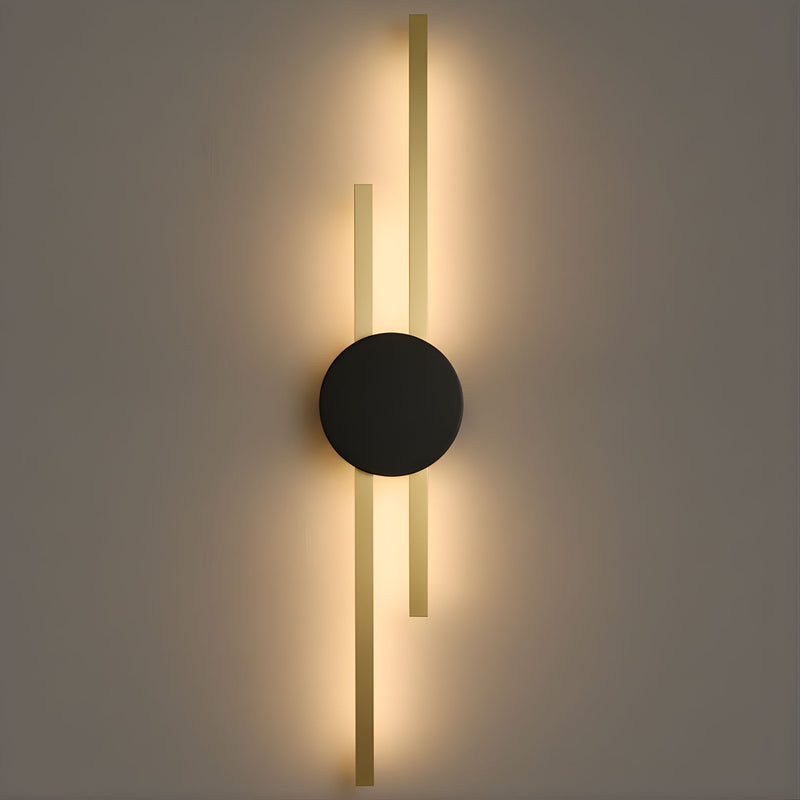 Zaevia Dual Bar Wall Sconce Integrated LED Hardwired Modern Architectural Accent Light - Wall Lamp | Zaevia