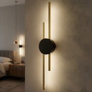 Zaevia Dual Bar Wall Sconce Integrated LED Hardwired Modern Architectural Accent Light - Wall Lamp | Zaevia