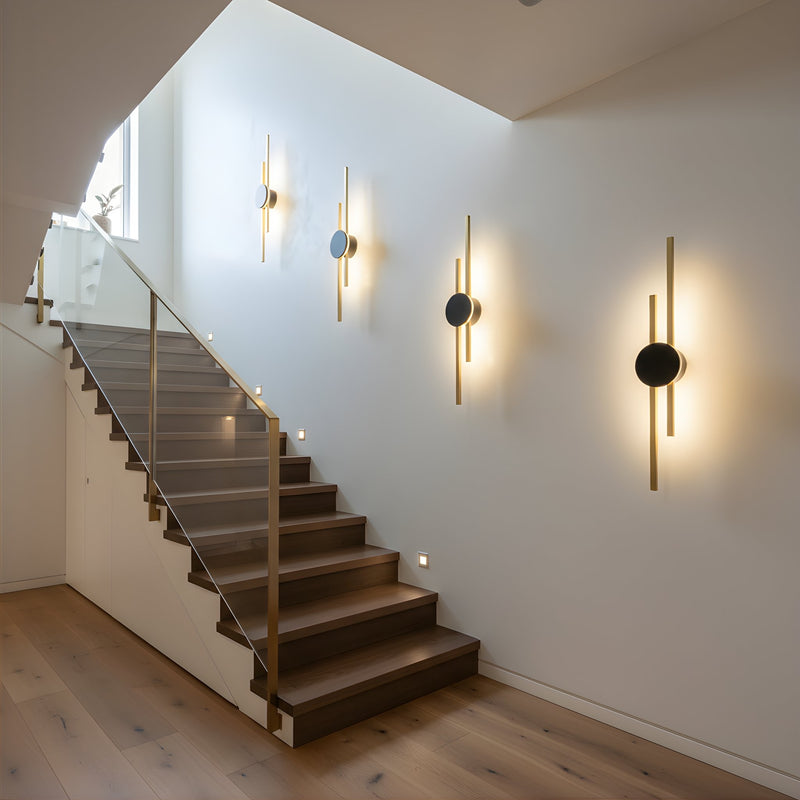 Zaevia Dual Bar Wall Sconce Integrated LED Hardwired Modern Architectural Accent Light - Wall Lamp | Zaevia