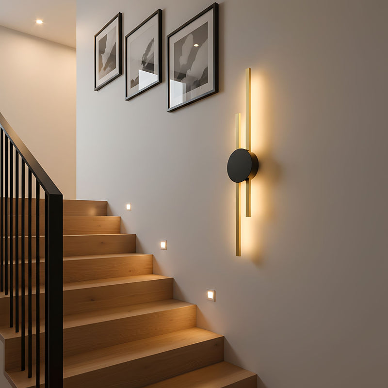 Zaevia Dual Bar Wall Sconce Integrated LED Hardwired Modern Architectural Accent Light - Wall Lamp | Zaevia