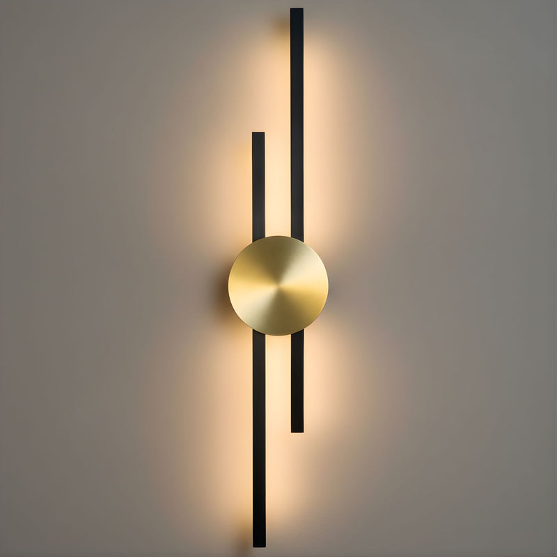 Zaevia Dual Bar Wall Sconce Integrated LED Hardwired Modern Architectural Accent Light - Wall Lamp | Zaevia