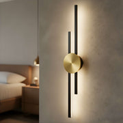 Zaevia Dual Bar Wall Sconce Integrated LED Hardwired Modern Architectural Accent Light - Wall Lamp | Zaevia