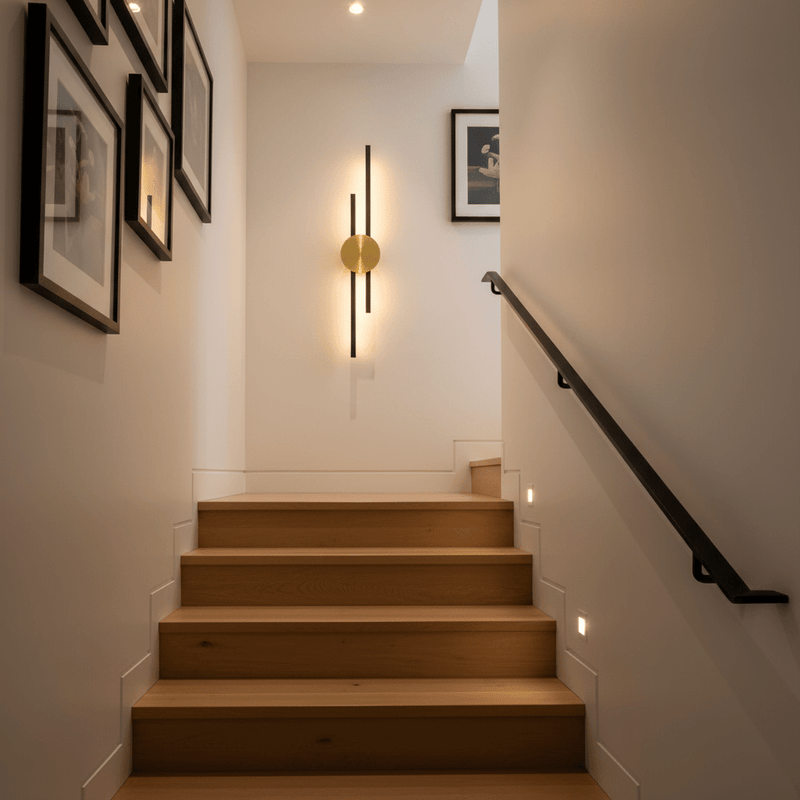 Zaevia Dual Bar Wall Sconce Integrated LED Hardwired Modern Architectural Accent Light - Wall Lamp | Zaevia