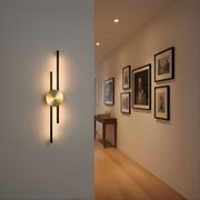 Zaevia Dual Bar Wall Sconce Integrated LED Hardwired Modern Architectural Accent Light - Wall Lamp | Zaevia