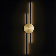 Zaevia Dual Bar Wall Sconce Integrated LED Hardwired Modern Architectural Accent Light - Wall Lamp | Zaevia
