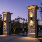Zaevia DuoLux Hourglass Outdoor Wall Sconce | Modern Dual - Directional LED Light - Lighting > Outdoor Lighting > Outdoor Wall Lighting > Up & Down Wall Lights | Zaevia