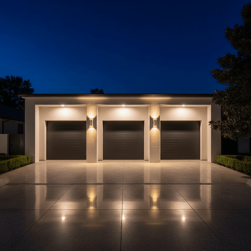 Zaevia DuoLux Hourglass Outdoor Wall Sconce | Modern Dual - Directional LED Light - Lighting > Outdoor Lighting > Outdoor Wall Lighting > Up & Down Wall Lights | Zaevia