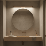 Zaevia Elora Slim LED Mirror Wrap Vanity Light: Seamless Halo Bar - Ceiling Light | Zaevia