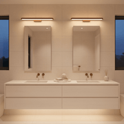 Zaevia Elora Slim LED Mirror Wrap Vanity Light: Seamless Halo Bar - Ceiling Light | Zaevia