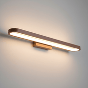 Zaevia Elora Slim LED Mirror Wrap Vanity Light: Seamless Halo Bar - Ceiling Light | Zaevia