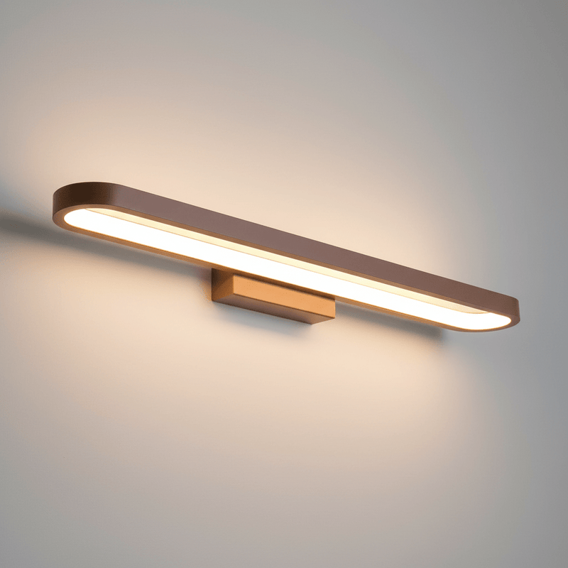 Zaevia Elora Slim LED Mirror Wrap Vanity Light: Seamless Halo Bar - Ceiling Light | Zaevia