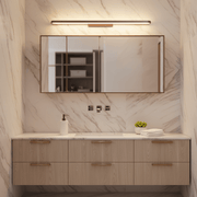 Zaevia Elora Slim LED Mirror Wrap Vanity Light: Seamless Halo Bar - Ceiling Light | Zaevia