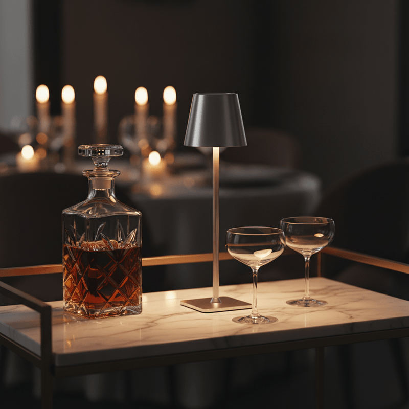 Zaevia Ethereal Slim Cordless LED Table Lamp - | Zaevia
