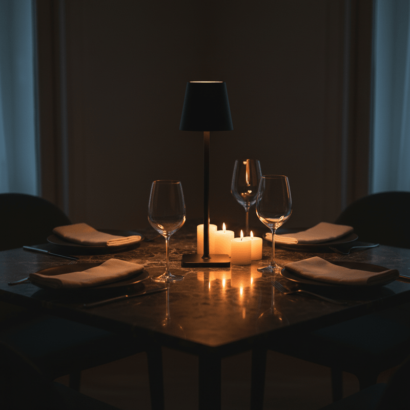Zaevia Ethereal Slim Cordless LED Table Lamp - | Zaevia