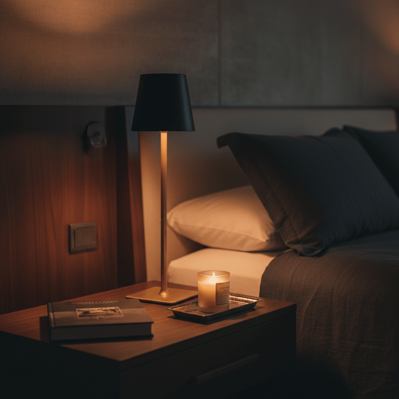 Zaevia Ethereal Slim Cordless LED Table Lamp - | Zaevia