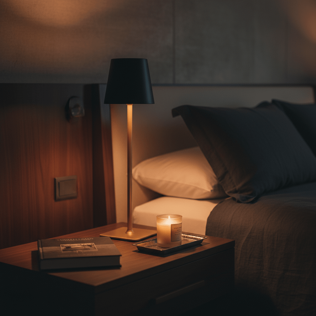 Zaevia Ethereal Slim Cordless LED Table Lamp - | Zaevia