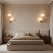 Fleur Dual Globe Floral Wall Sconce - Lighting > Wall Lights > Wall Sconces > Diffused Light Wall Sconces | Zaevia