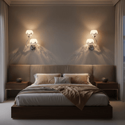 Fleur Dual Globe Floral Wall Sconce - Lighting > Wall Lights > Wall Sconces > Diffused Light Wall Sconces | Zaevia