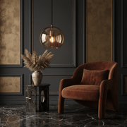 Zaevia Kora: Fluted Dual - Glass Pendant Light - Ceiling Light | Zaevia