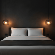 Zaevia Kora: Fluted Dual - Glass Pendant Light - Ceiling Light | Zaevia
