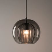 Zaevia Kora: Fluted Dual - Glass Pendant Light - Ceiling Light | Zaevia