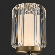 Zaevia Freja Modern Fluted Crystal Wall Sconce - Lighting > Wall Lights > Wall Sconces > Diffused Light Wall Sconces | Zaevia
